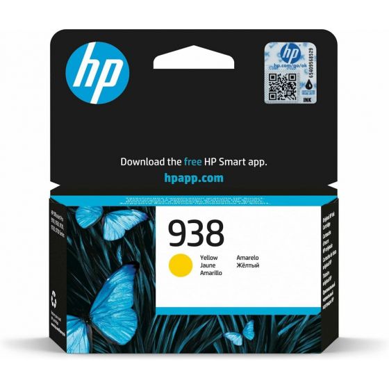 HP 938 Ink Cartridge for Hp OfficeJet Pro Printers, Yellow - 4S6X7PE