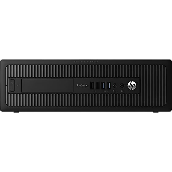 HP ProDesk 600 G1 F3W68EA Small Form PC, Intel Core i5-4570, 500GB HDD, 4GB RAM, Intel HD Graphics, FREEDOS - Black