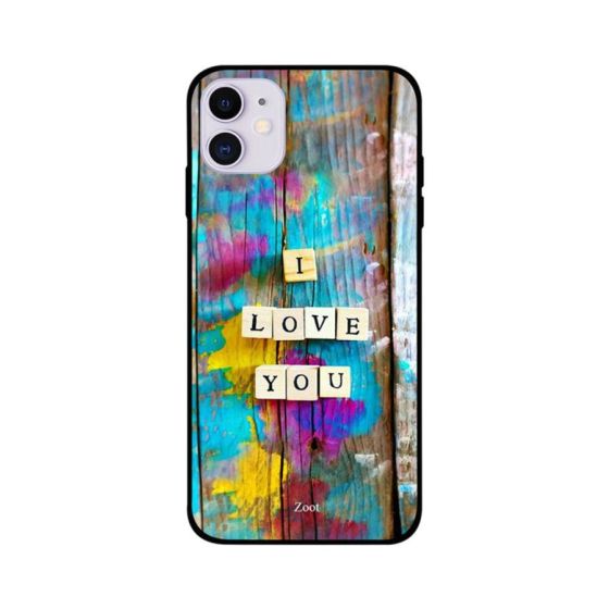 I Love You Printed Back Cover for Apple iPhone 11