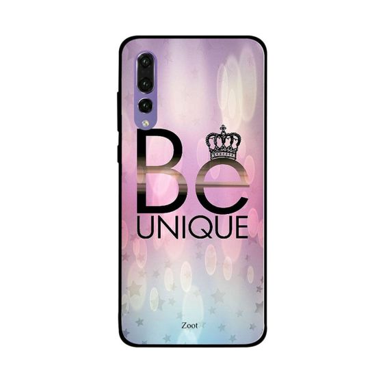 جراب ظهر زوت بطبعة عبارة Be Unique لهواوي P20 برو