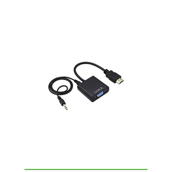 محول من HDMI إلى VGA -اسود