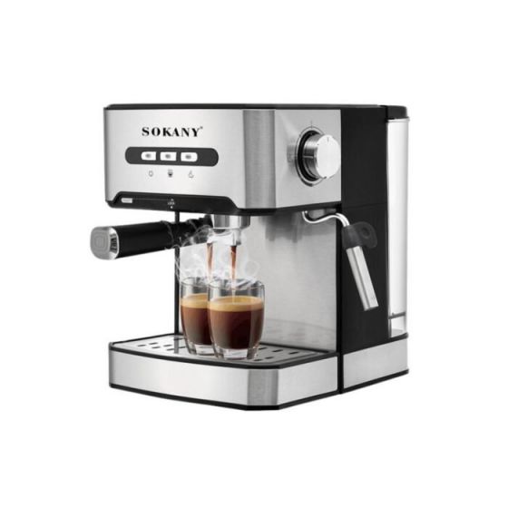 ماكينة اسبريسو سوكاني، 1.6 لتر، 850 وات، ستانلس ستيل - SK-6863