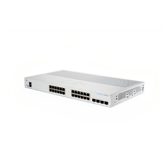 Cisco Switch, 24 Ethernet Ports , White - CBS350-24FP-4x-EU