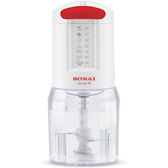 Sonai Genie Chopper, 500 ml, 400 Watt, White - MAR-4074