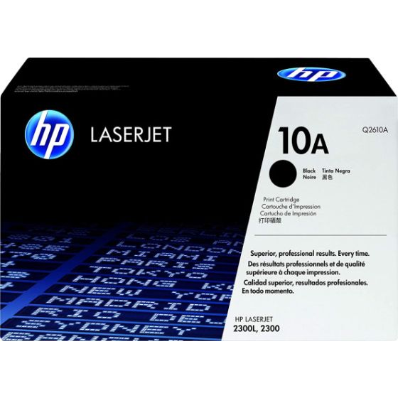 خرطوشة حبر اتش بي 10A، اسود - Q2610A