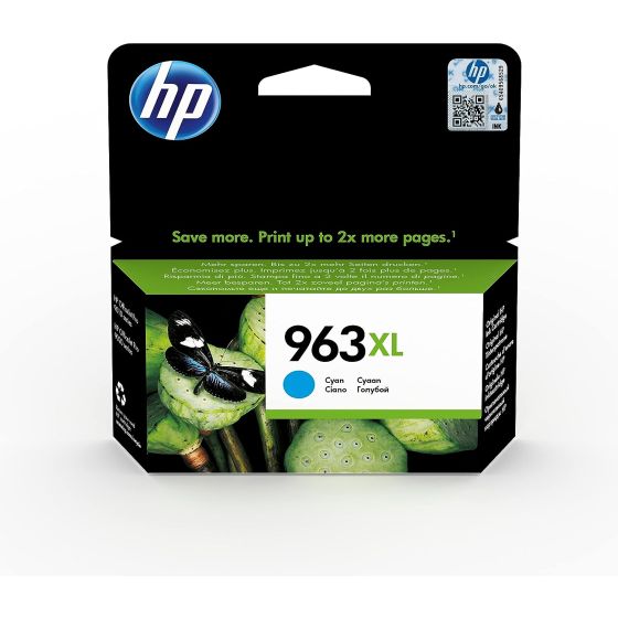 HP 963XL Ink Cartridge for HP Printers, Cyan - 3JA27AE
