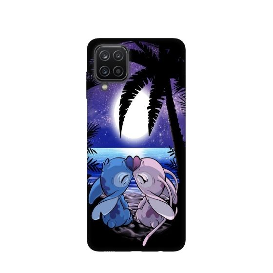 Stitch Girl Silicone Printed Protective Cover For Samsung A22 4G