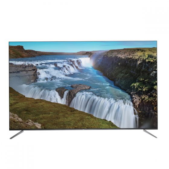 شاشة تلفزيون سمارت تي سي ال 55 بوصة QLED، دقة 4K UHD مع ريسيفر داخلي - 55C715