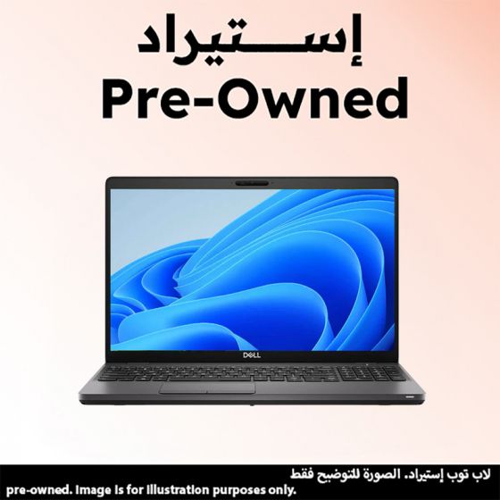 لاب توب استيراد ديل لاتيتيود 5500، انتل كور i5- 8365U، هارد 256 جيجا SSD، رام 8 جيجا، شاشة 15.6 بوصة FHD، انتل UHD جرافيكس 620، ويندوز 10 برو - اسود، فئة A، ضمان سنة