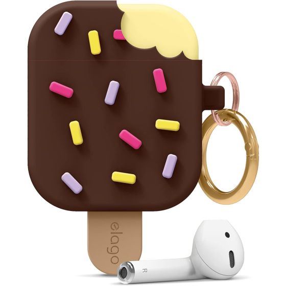 Elago Ice Cream Case for Apple Airpods - Dark Brown