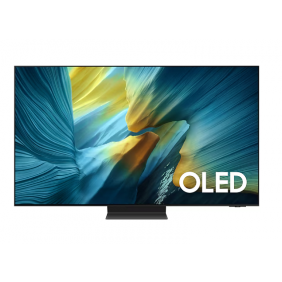 تلفزيون سمارت سامسونج 55 بوصة OLED،  دقة 4K UHD، بريسيفر داخلي - 55S95F