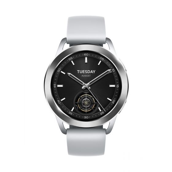 Xiaomi S3 Smart Watch, Silver Case and Silver Strap - 6941812757079