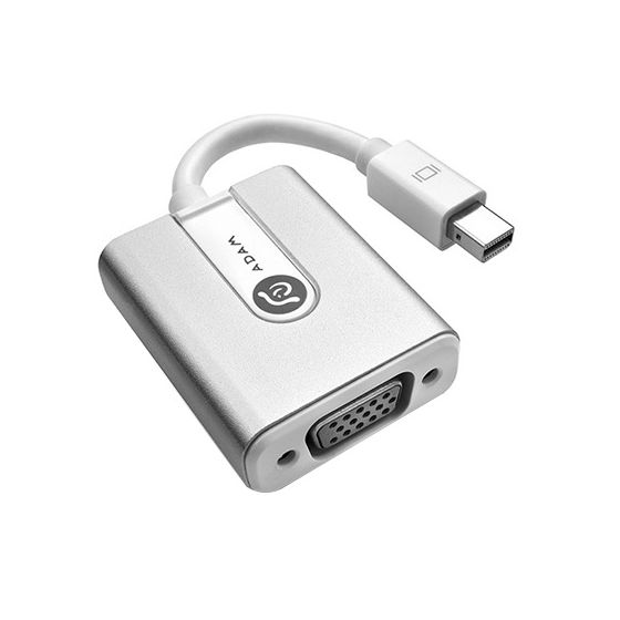 iKlips Mini Display Port To VGA Adapter, Silver - M1 Adapter