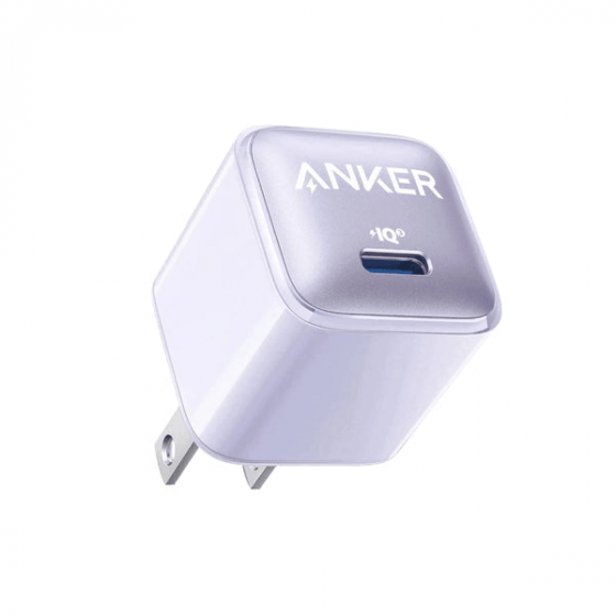 Anker 511 Nano Pro Wall Charger, 20 Watt, USB-C, Purple - A26376Q4-F0