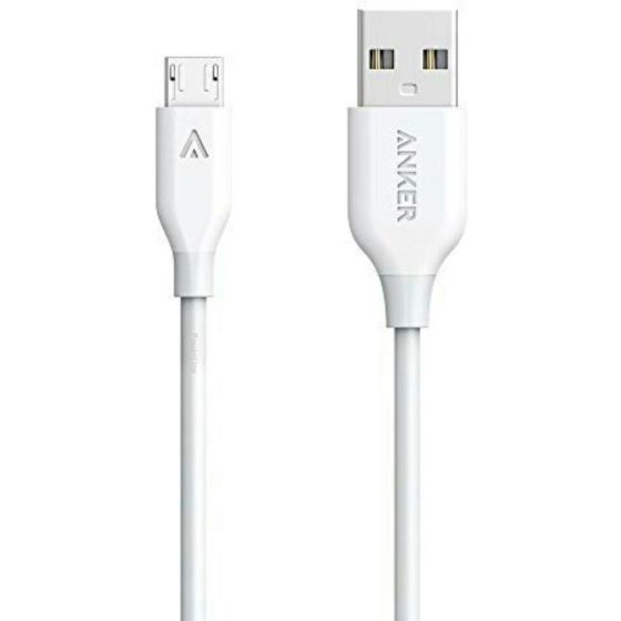 كابل USB الى مايكرو USB انكر، 1.8 متر- ابيض