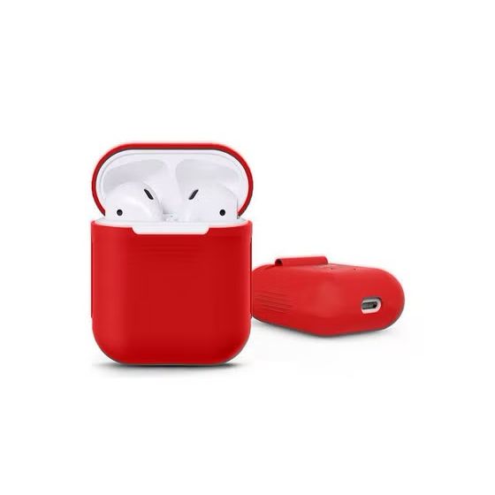 Silicone Case for Apple AirPods- Red