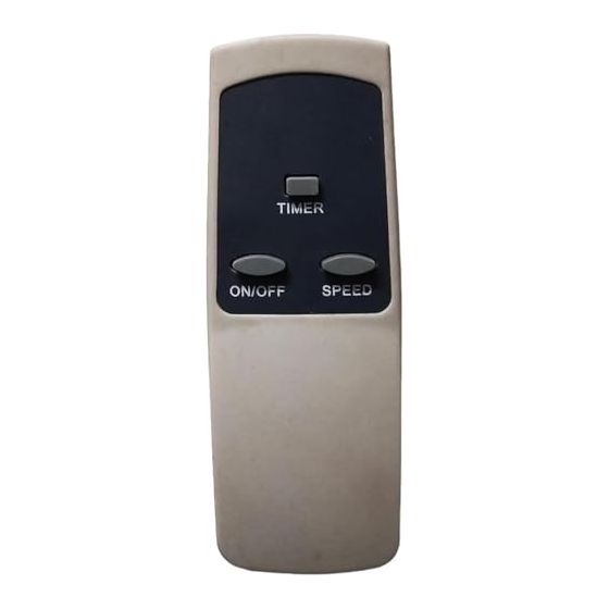 Remote Control for Fresh Fan - Black
