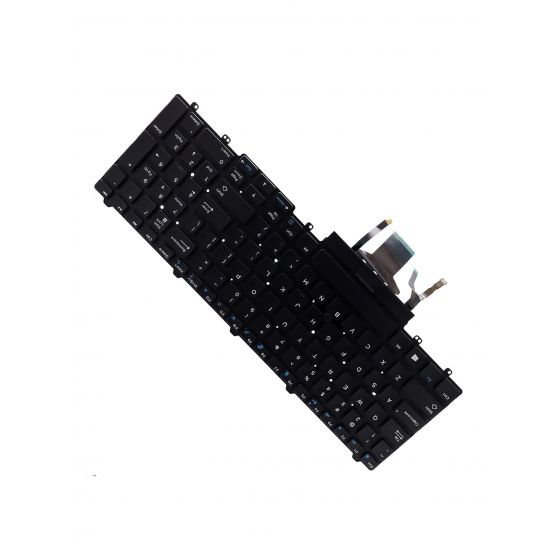 Dell Replacement Laptop Keyboard with Stick Pointer for Dell E5570, Black - E5570BK