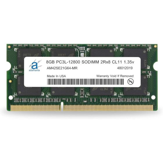 Adamanta PC3L-12800 1600Mhz SO-DIMM DDR3L RAM, 8GB - AM42SE21G64-MR