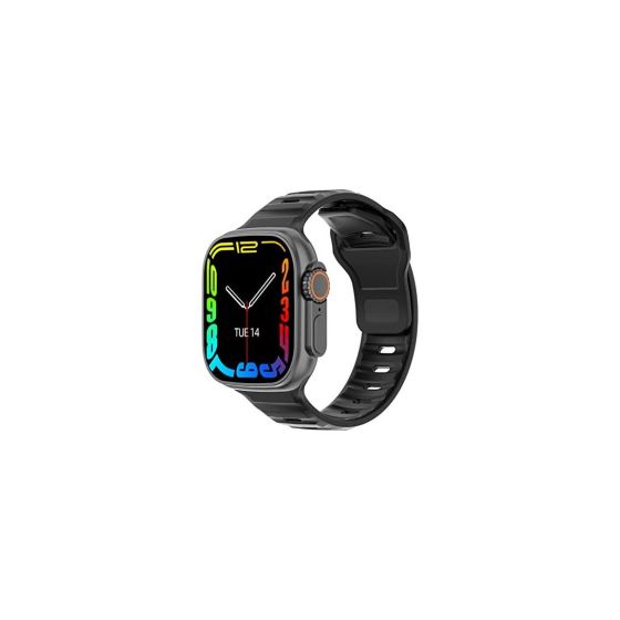 DTNO.1 DT8 Ultra Smart Watch - Black Case and Strap