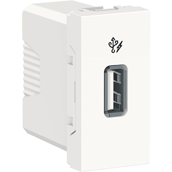 شاحن USB شنايدر الكتريك، 7.5 وات، ابيض - Nu342818