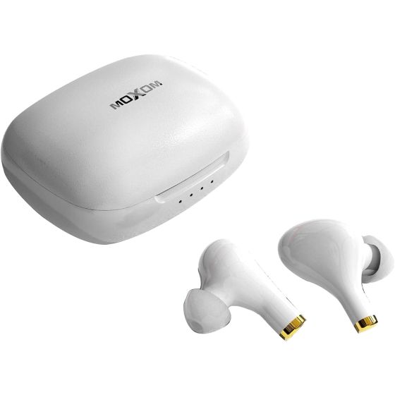 Moxom MX-WL28 In Ear Magnetic Bluetooth Charging Case Fairybuds - White