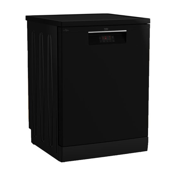 Beko Dishwasher, 14 Place Settings, Black - BDFN15420B