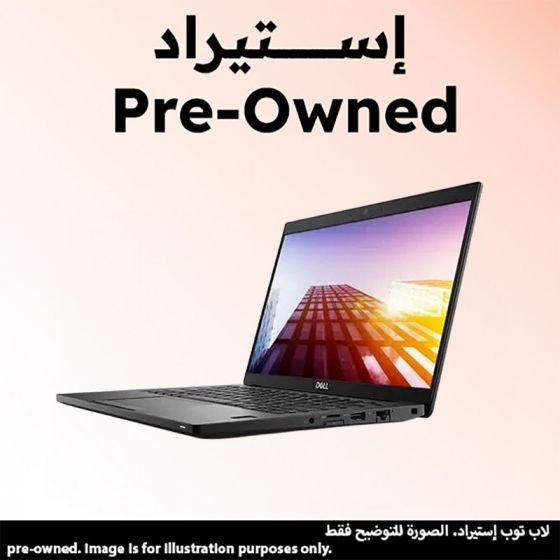 لاب توب استيراد ديل لاتيتيود 7480، انتل كور i7- 7600U، هارد 256 جيجا SSD، رام 8 جيجا، شاشة 14.1 بوصة FHD ، انتل HD جرافيكس 620، ويندوز 10 برو - اسود، فئة A، ضمان 6 شهور