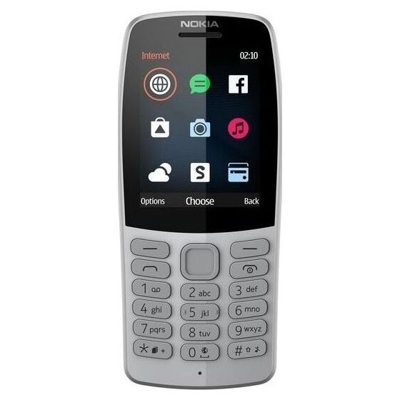 Nokia 210 Dual Sim, 2G - Grey