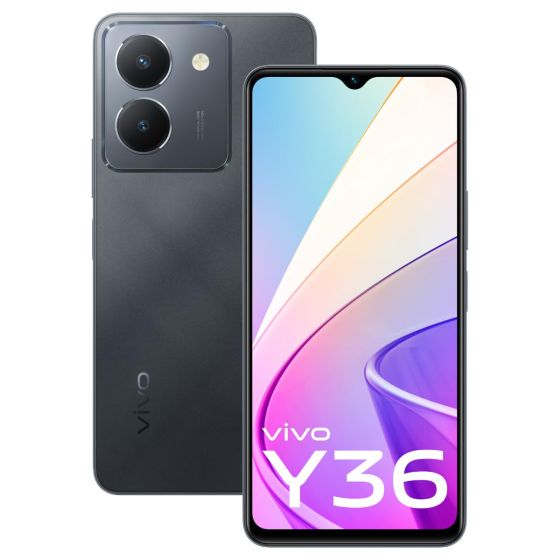 Vivo Y36, 256GB, 8GB RAM, Dual SIM, 4G LTE - Black