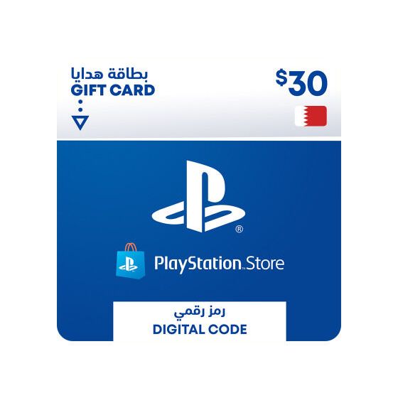 كارت ديجيتال PSN  سوني بلايستيشن 30 دولار - البحرين