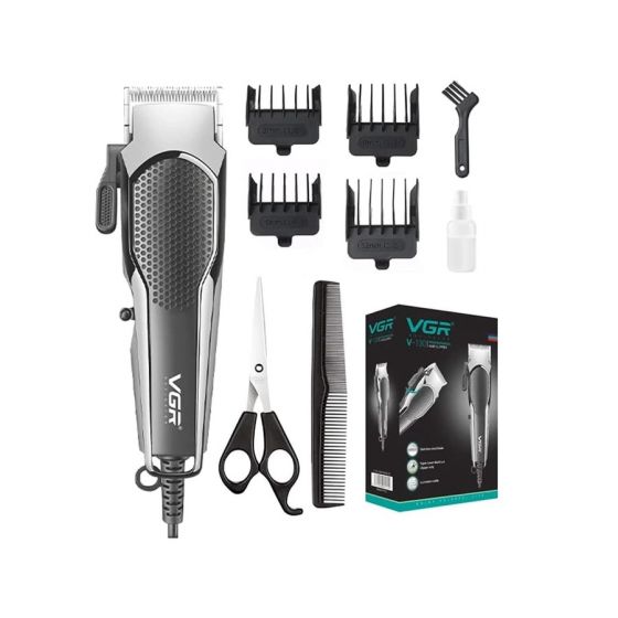 VGR Hair Clipper, Dry, Silver - V-130