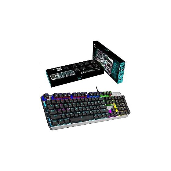 Aula - F2066-II Wind Mechanical Gaming Keyboard - Blue Switches - Arabic & English Keys