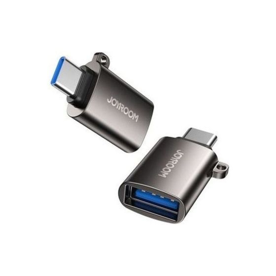 محول مايكرو USB الى USB-C جوي روم، 5 جيجابت، اسود - S-H151
