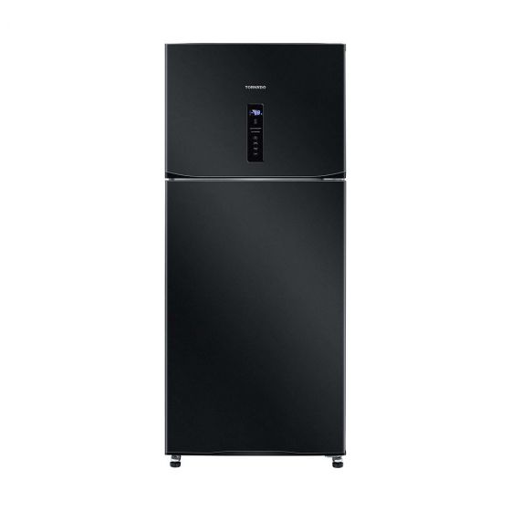 Tornado No-Frost Digital Refrigerator, 396 Liter, Black- RF-480AT-BK