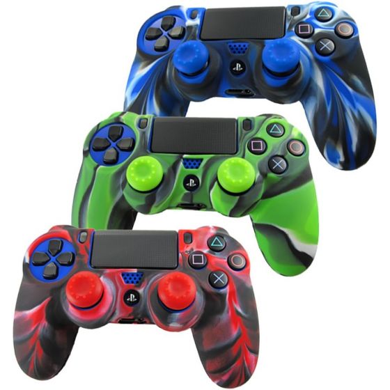 Pandaren Silicone Cover For PlayStation 4 Controller - Multi Color