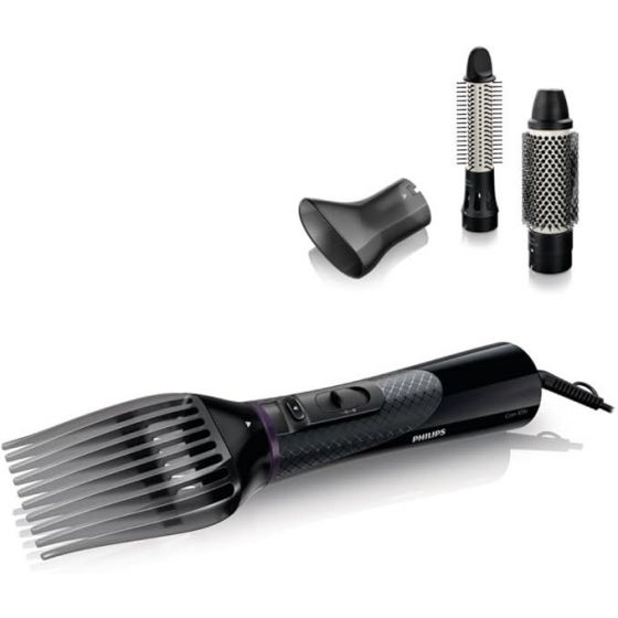 Philips Hair Volumizer, 3 Heat settings, 1000 Watt, Black - HP8655
