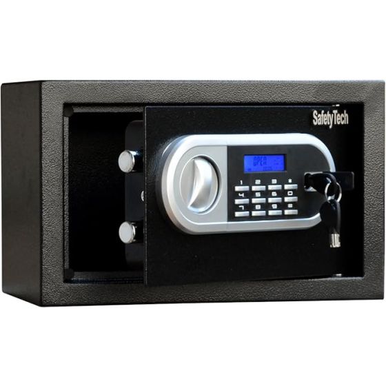Safety Tech Digital Safe Box, Black - GN20SDA