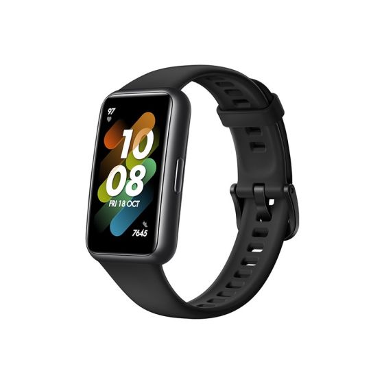 Huawei Band 7  Smart Watch, 1.47 Inch AMOLED Display, Black - Leia-B19
