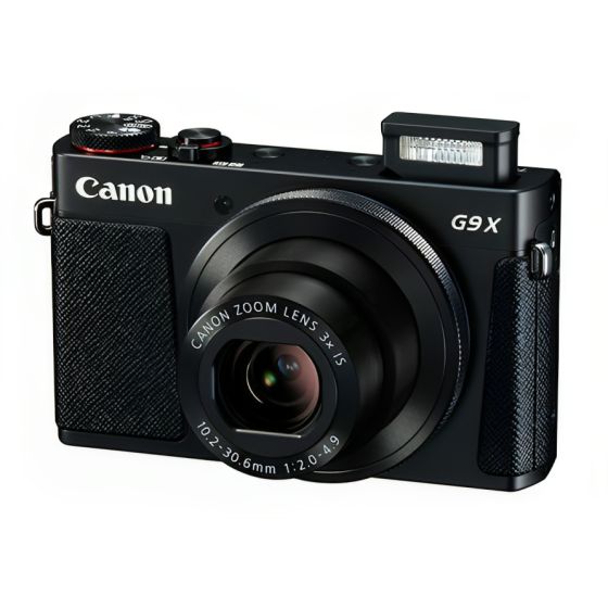 كاميرا ديجيتال كانون باور شوت G9 X، دقة 20.2 ميجا بكسل، 28-84 ملم - اسود