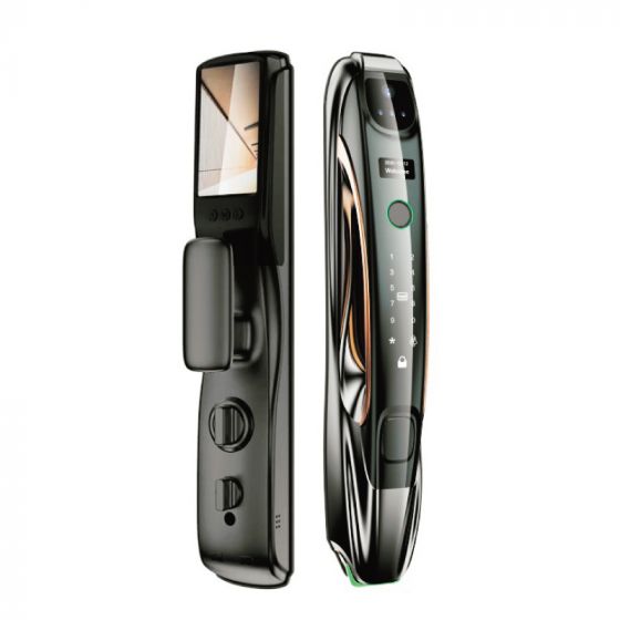 Lezn Face Version Smart Door Lock, Black - I11