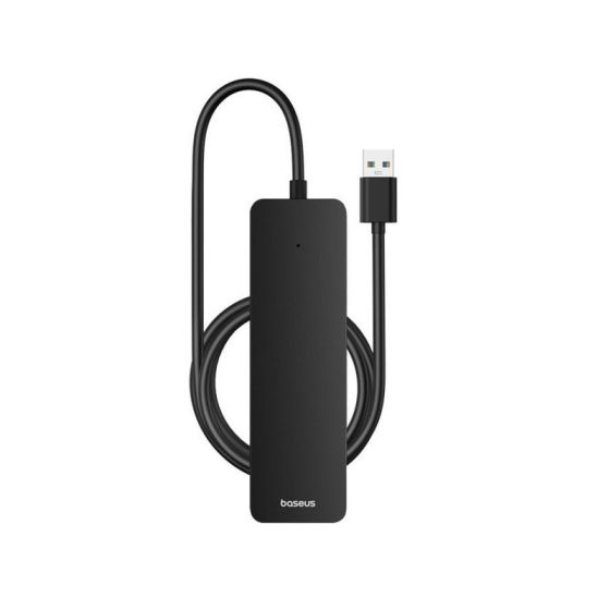 موزع USB فئة A الى USB فئة A باسيوس الترا جوي سيريز BS-OH080، عدد 4 منافذ، 1 متر، اسود - B0005280B111-03