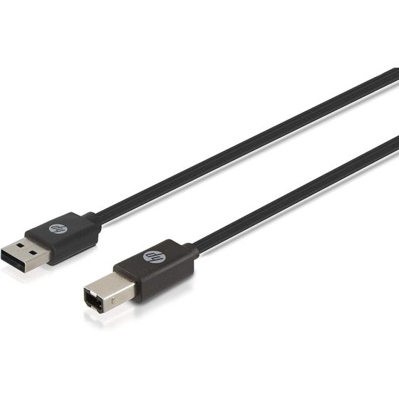 HP Printer Cable USB-B to USB-A, Black, 1.5m - HP039GBBLK1.5TW