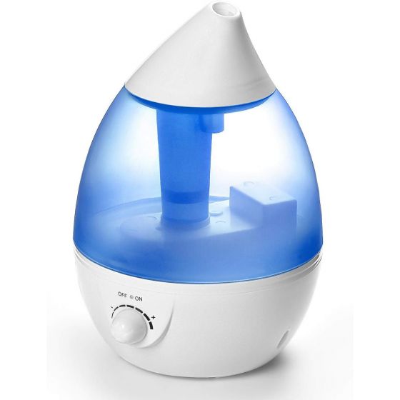 Electric Cool Mist Humidifier, 2.2 Liters - Blue