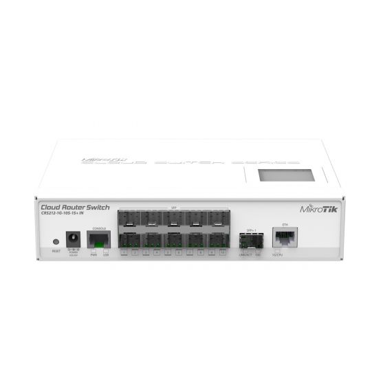 Mikrotik Cloud Switch, White - CRS212-1G-10S-1SIN
