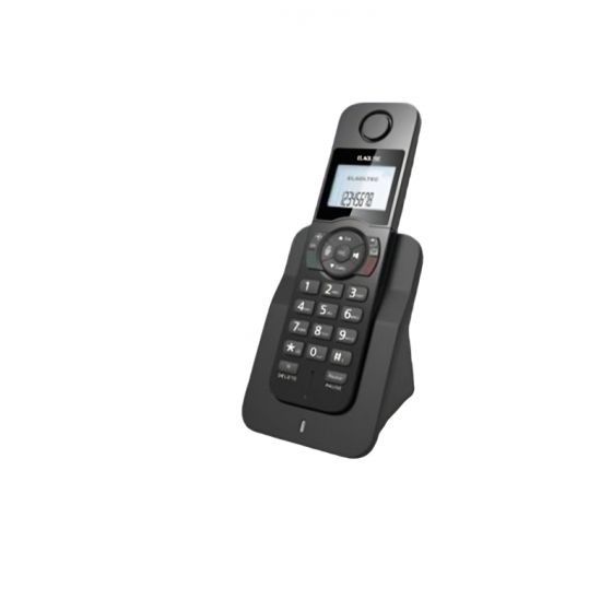 تليفون لاسلكي العدل تك، اسود - D1005 