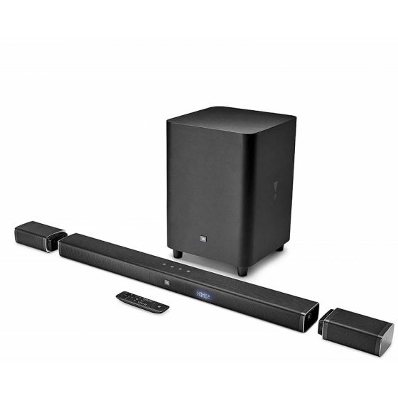 JBL 5.1 Channel 4K Ultra HD Soundbar with Wireless Speakers, 510W - Black