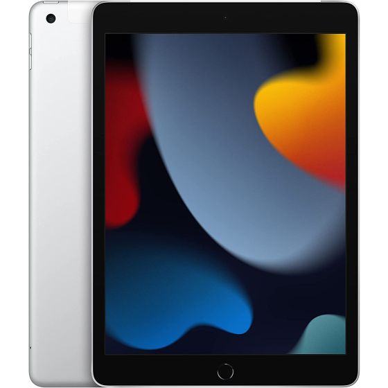 Apple 9th Generation iPad 10.2 Inch, 64GB, 4GB RAM, 3G, Silver - MK493AB/A 