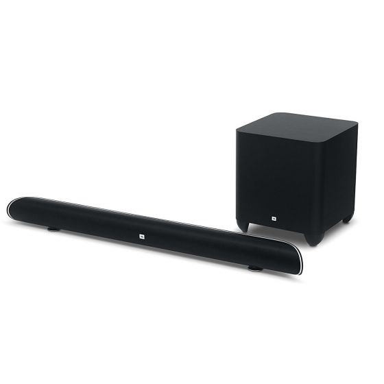 JBL Cinema SB450 4K Ultra HD Soundbar, with Wireless Subwoofer, Black - 050036331623