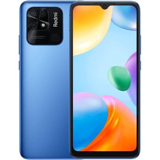Xiaomi Redmi 10C Dual Sim, 64GB, 4GB RAM, 4G LTE- Ocean Blue